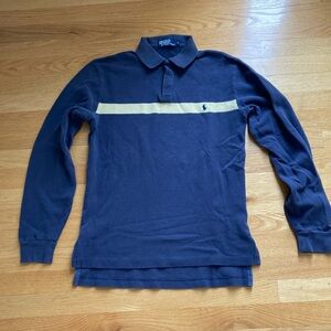 Ralph Lauren long sleeve polo with snaps classic size S